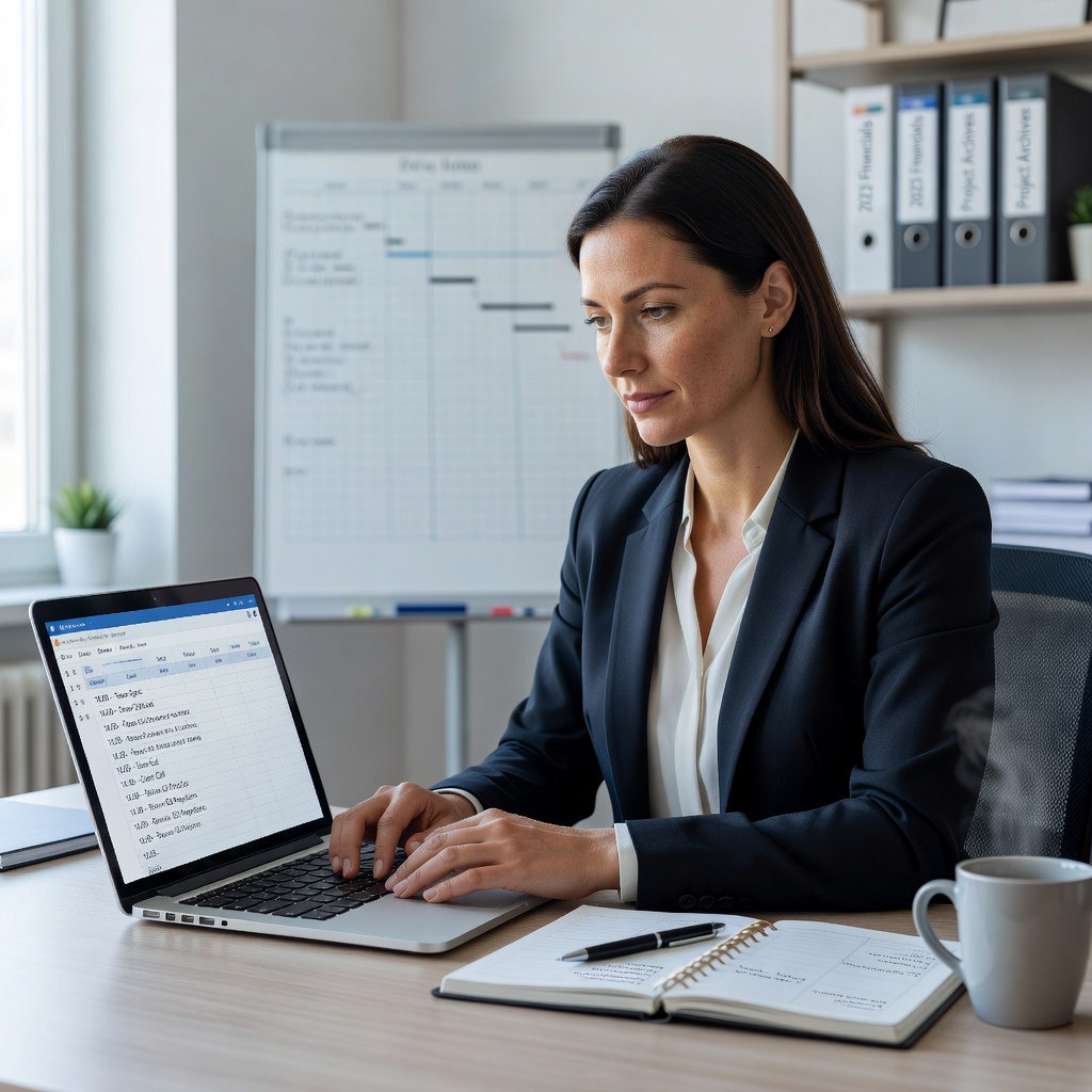 Strukturierter Arbeitsplatz – Zeitmanagement und Produktivität